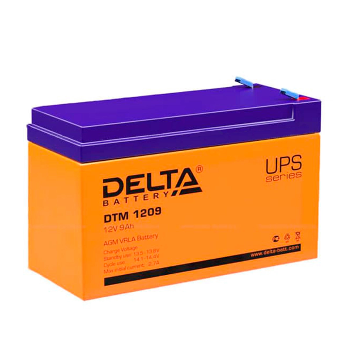 АКБ 12V - 9 А/ч «DELTA» универсальный