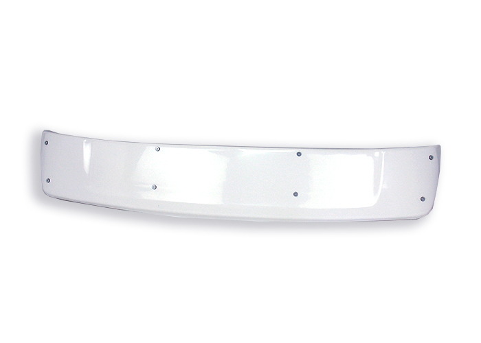 Козырек солнцезащитный лобового стекла для а/м Газель 3302 низк. кабина (белый)