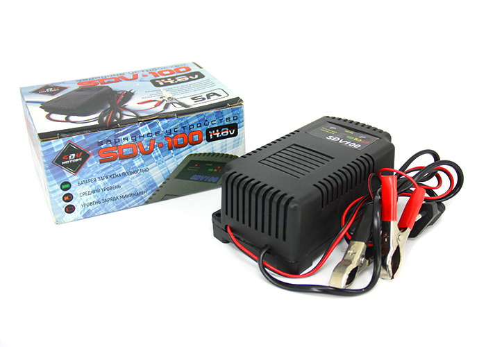 Зарядное устройство для аккумуляторов авто «СДВ-100» (5А)