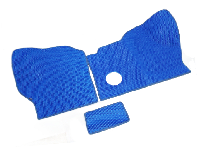 Ковры салона для а/м Газель Next (синий) материал EVA 3D формованные