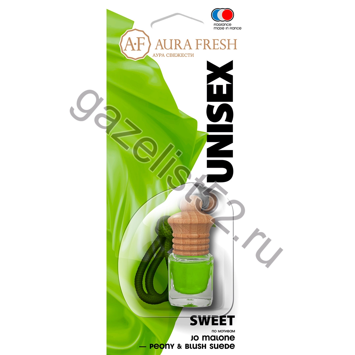 Ароматизатор подвесной UNISEX Sweet (пион, яблоко, жасмин) 6 мл