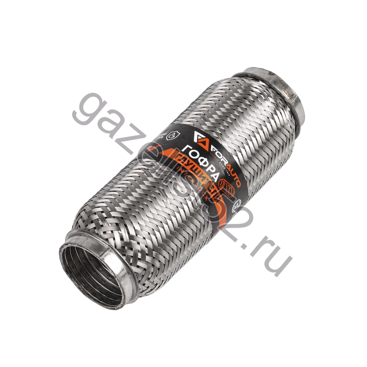 Гофра глушителя (51 x 200) 3-х слойная INTERLOCK